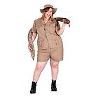 Fancy Dress Warehouse Safari Utforskare Plus-size Dam Maskeraddräkt XXX-Large