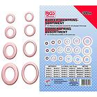 BGS Kopparpackningsringssortiment 5-28mm. 300 delar