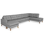 Scandinavian Choice U-soffa Monroe Mega Höger Grå 545181