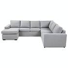 Scandinavian Choice Hörnsoffa Crazy med Divan 3+2 Vändbar/Ljusgrå 506233