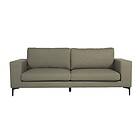 Venture Home 3-sitssoffa Bolero Sofa 3-seater dusty Green Fabric Black Legs 15355-664