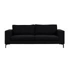 Venture Home 3-sitssoffa Bolero Sofa 3-seater Black fabric Legs 15016-888