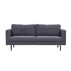 Venture Home 3-sitssoffa Boom 3-seat sofa Teddy Fabric Dark Grey 18045-005