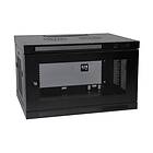 Tripp Lite SmartRack 6U Low-Profile Switch-Depth Wall-Mount Rack Enclosure Cabinet skåp väggmontering, golvmontering svart 19" SRW6U