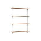 MOEBE wall shelving ws.115,1 Ek-vit