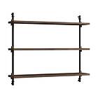 MOEBE wall shelving ws.65,1 Rökt ek-svart