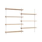 MOEBE wall shelving ws.115,2.B Ek-vit