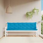 vidaXL Bänkdynor för trädgården 2st ljusblå 200x50x7cm oxfordtyg 361739