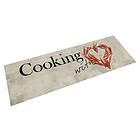 vidaXL Köksmatta maskintvättbar cooking peppar 45x150 cm sammet 4005623