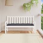 vidaXL Bänkdyna för trädgården antracit 150x50x7 cm oxfordtyg 361602