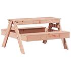 vidaXL Picknickbord för barn 88x97x52 cm massivt douglasträ 832599