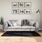 vidaXL Matta OVIEDO kort lugg svart 80x150 cm 375551
