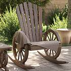 vidaXL Gungstol adirondack massivt granträ 365094
