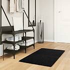 vidaXL Matta OVIEDO kort lugg svart 60x110 cm 375550