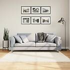 vidaXL Matta OVIEDO kort lugg beige 160x160 cm 375492
