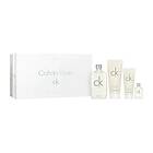 Calvin Klein one Parfymset (200ml edt, mini, 200ml parfymerad kroppslotion, 100ml duschgel)