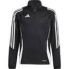 Adidas Tiro24 Half Zip Sweatshirt Svart 15-16 Years Pojke