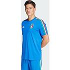 Adidas Italy Dna 23/24 Short Sleeve T-shirt Blå S