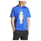 Adidas Euro 24 Trophy Short Sleeve T-shirt Blå L Man