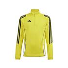 Adidas Tiro24 Half Zip Sweatshirt Gul 13-14 Years Pojke