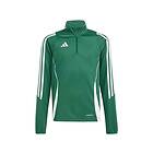 Adidas Tiro24 Half Zip Sweatshirt Grönt 9-10 Years Pojke