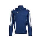 Adidas Tiro24 Half Zip Sweatshirt Blå 9-10 Years Pojke