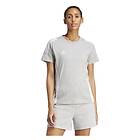 Adidas Tiro24 Sweat Short Sleeve T-shirt Grå S Regular Kvinna