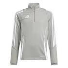 Adidas Tiro24 Half Zip Sweatshirt Grå 5-6 Years Pojke