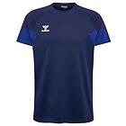 Hummel Travel Short Sleeve T-shirt Blå 2XL Man