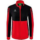 Erima Six Wings Presentation Full Zip Sweatshirt Röd 34 Kvinna