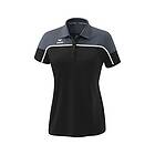Erima Change Short Sleeve Polo Svart 36 Kvinna