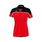Erima Change Short Sleeve Polo Röd 36 Kvinna