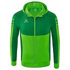 Erima Six Wings Training Full Zip Sweatshirt Grönt L Man