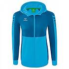 Erima Six Wings Training Full Zip Sweatshirt Blå 40 Kvinna