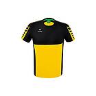 Erima Six Wings Short Sleeve T-shirt Gul 116 cm Pojke