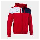 Joma Crew V Full Zip Sweatshirt Röd 2XL Man