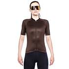 Bioracer Vesper Metalix Short Sleeve Jersey Brun L Kvinna