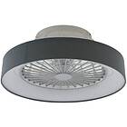 Lindby LED-takfläkt Mace, grå, tyst, CCT