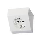 Vedum Uttagsbox 1-vägs Vit 58411