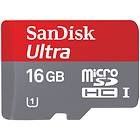 SanDisk Mobile Ultra microSDHC Class 10 UHS-I U1 30MB/s 16GB