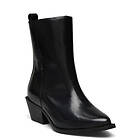 Bianco Biamona Western Zip Boot Polido Ankle Flat