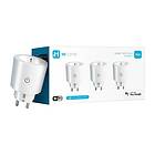 HiHome Wifi Smart Kontakt 16A 3-pack