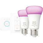 Philips LED lampa HUE White and Color 9W A60 E27 2-pack