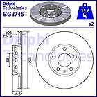 Delphi Jeu De 2 Disques De Frein Avant Bg2745