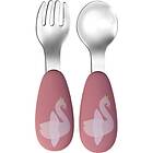 Tryco Cutlery Swan bestick för barn 2 st