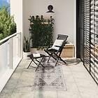 vidaXL Golvmatta ARBIZU inomhus/utomhus vintage design 80x250 cm 375711