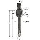 CMT Borr för trä ; S=M10/11 mm; D=10x40 mm