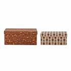 Bloomingville Saliha Ask med lock 2-pack