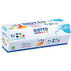 Giotto Dita Fingerfärg 100ml 6-pack, Olikfärgad