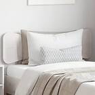 vidaXL Huvudgavel vit 90 cm massiv furu 844794
